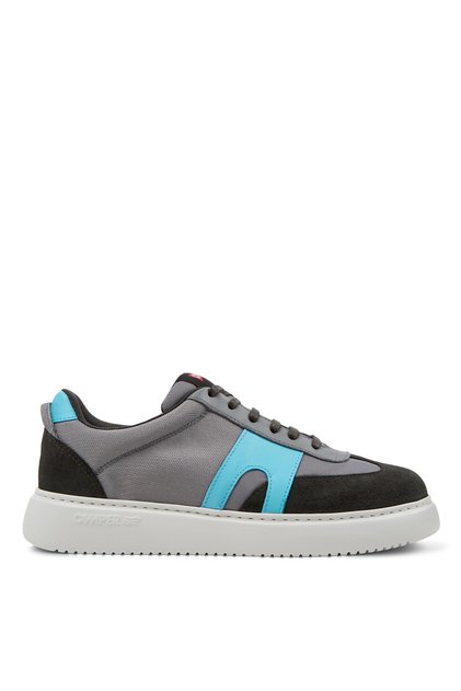 Γκρι - Μπλε ανδρικό sneaker Runner K21