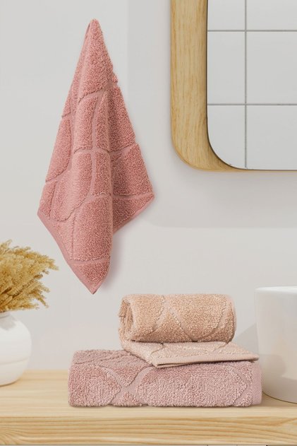 Voli Series Micro Cotton 30X50Cm Set of 3 Towels