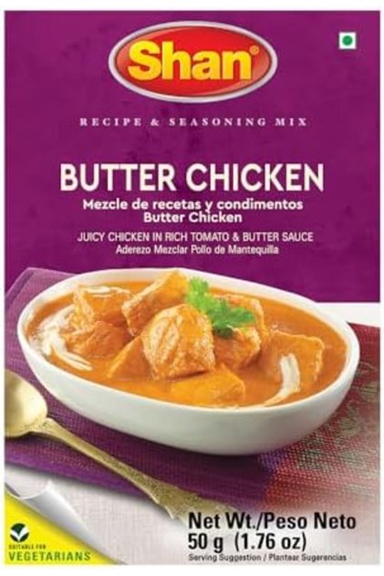 Butter Chicken Recipe & Masala Mix 50g