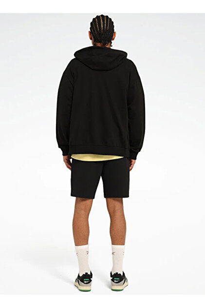 Reebok LC 8021 NEW ID REG FZ Siyah Kapüşonlu Regular Fit Erkek Zip