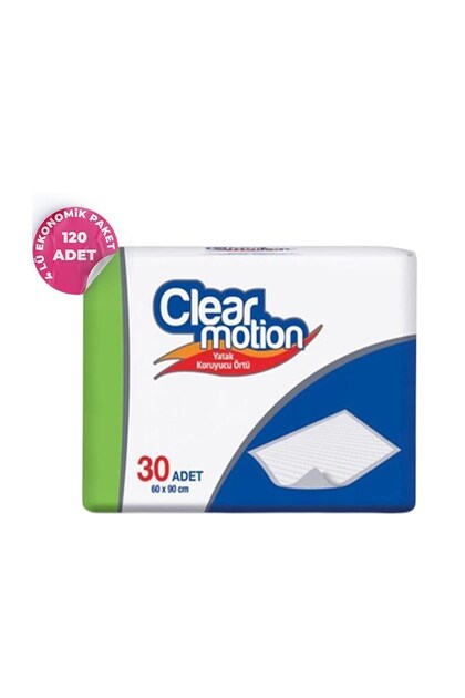 غطاء حماية مرتبة Clearmotion مقاس 60x90 120 قطعة 4 عبوات