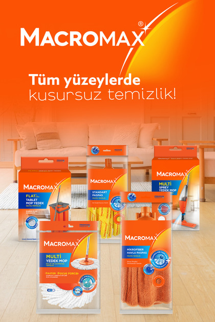 MACROMAX First Yedek Sap Paspas Sapı Temizlik Seti Yedek Parça