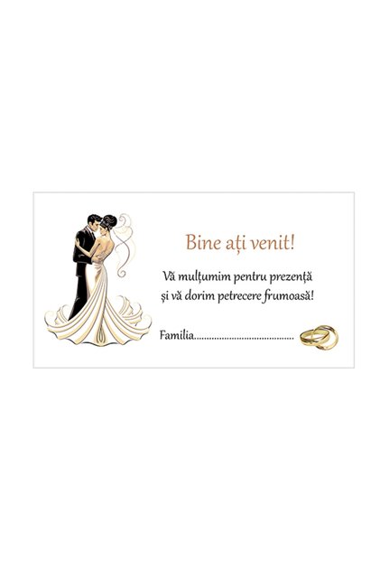 Plic Bani Nunta Miri - Set 50 buc