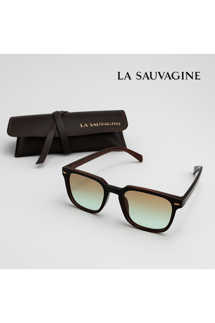 Men'S/Women's Unisex Classic Brown Sunglasses - Uv400 Protection