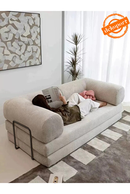 Dekoport Relax Kanepe Yatak Olabilen Açılır Aktivite Koltuğu Özel