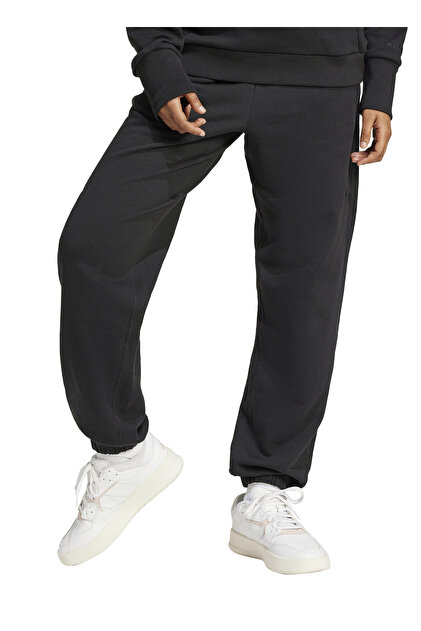 adidas IX3810 W ALL SZN FT PT Siyah Lastikli Bel Loose Fit Düz