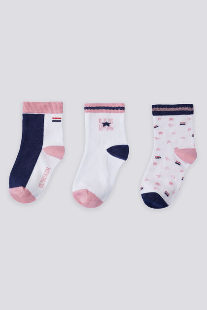 U.S. Polo Assn Baby Girl White Socks