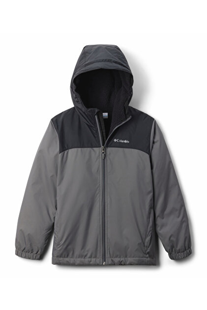 Columbia Gri Glennaker II Sherpa Lined Çocuk Yağmurluk 2090131023