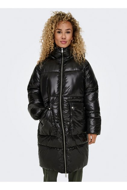 Μαύρο γυναικείο παλτό ONLSKY OVERSIZED PUFFER COAT CC OTW