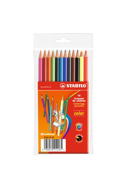 Color Standart Kuru Boya 12 Renk Askılı Paket 121277-01