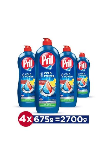 Elde Yıkama Sıvı Bulaşık Deterjanı 4x675g Limon 5+ Etki - Kendinden Yağ Çözme
