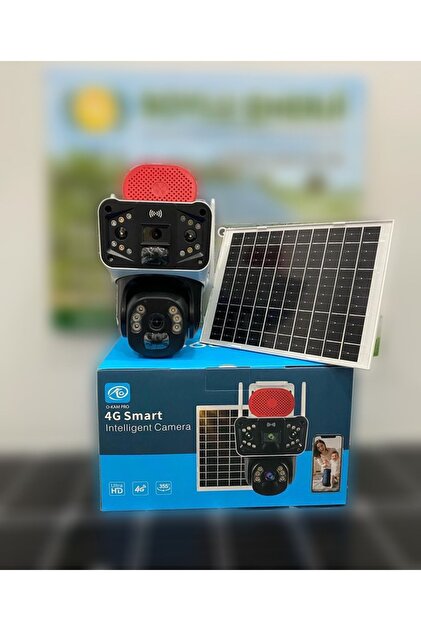 O-KAM Pro-3915 4g 6mp Dual Lens Güneş Panelli Solar Kamera