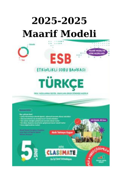 Okyanus Yayınları Okyanus 5. Sınıf Türkçe Etkinlikli Soru Bankası