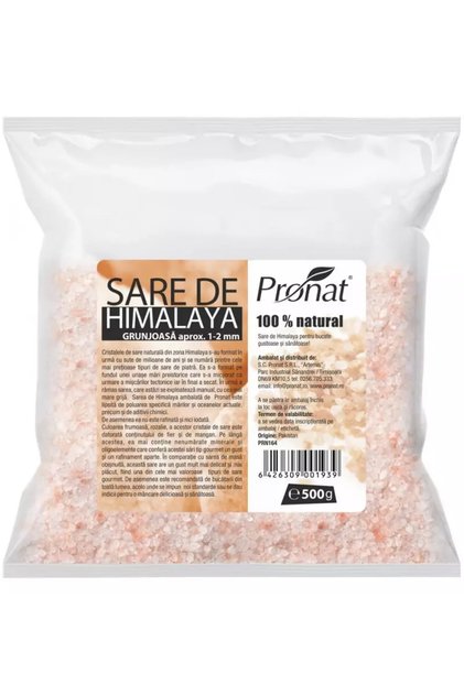 Sare grunjoasă de Himalaya, aprox. 1-2 mm, 500 g