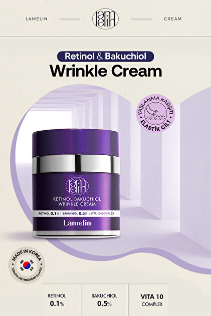 Lamelin Miracle Rejual Cream 30g 2本 Lamelin Cream & Serum Retinol Bakuchiol Krem ve Serum Bakım Seti