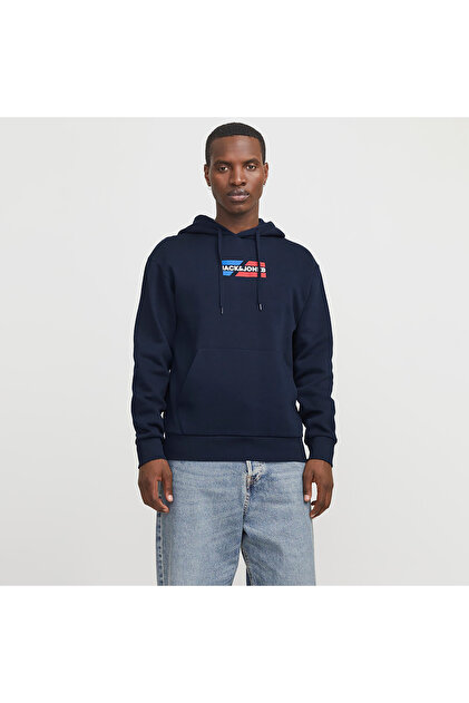 Graphic Men's Navy Blue Sweatshirt (12268422-Skyc)