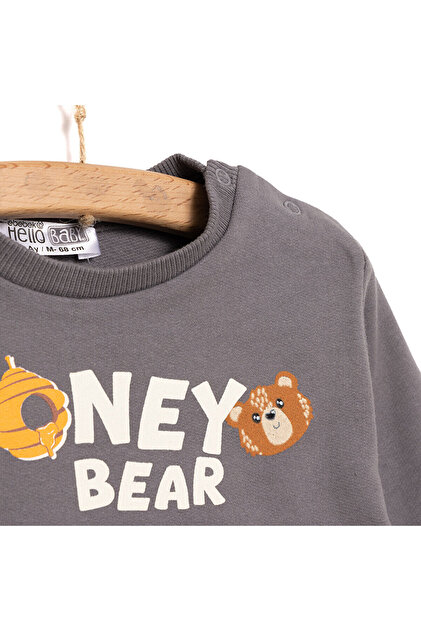 ebebek Hello Baby HelloBaby Basic Az Şardonlu Honey Bear Desenli