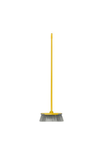 Soft Broom 8085 Yellow – 90cm Handle, 30cm Sweep, Lightweight & Durable