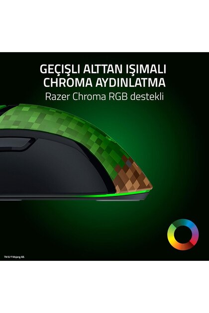 RAZER Cobra Kablolu Mouse Minecraft Edition RZ01-04650200-R3M1