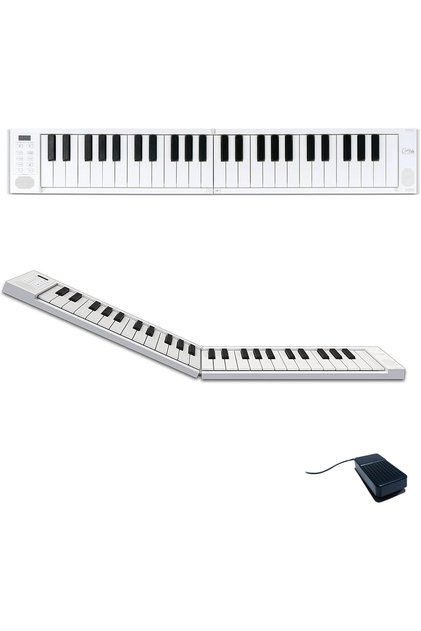 Carry-on Folding Piano 49 Touch Tuşlu Taşınabilir & Katlanabilir Klavye (Beyaz)