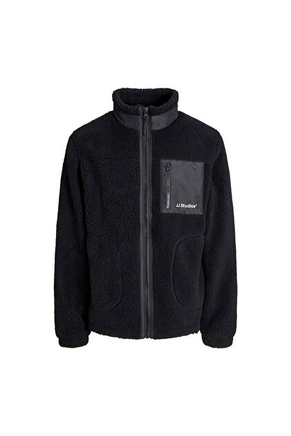 Jack & Jones Soho Erkek Siyah Polar Ceket (12278784-B) - Fiyatı