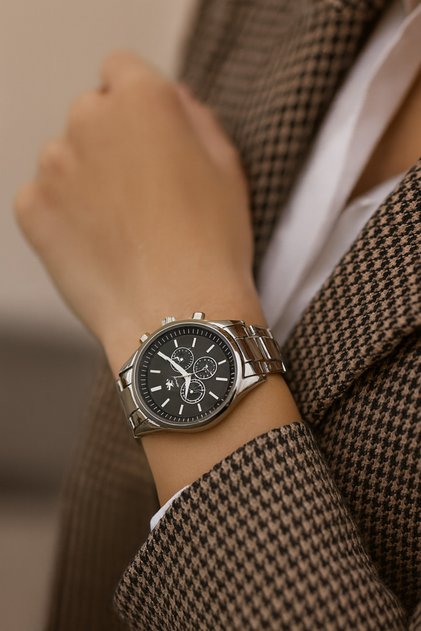 Luxury Metal Women's Wristwatch