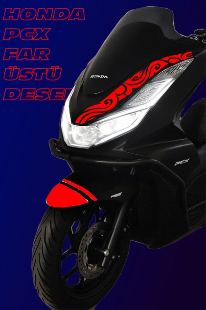 Pcx Far Top Pattern Sticker Label