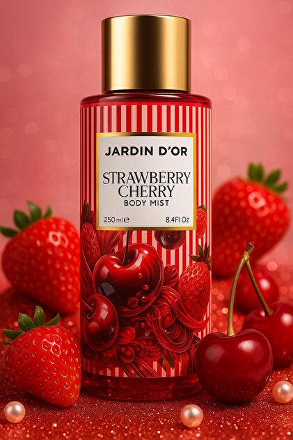 JARDIN D'OR STRAWBERRY CHERRY BODY MIST / ÇİLEK KİRAZ VÜCUT SPREYİ