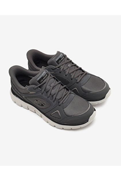 Skechers TRACK EZRAL Erkek Gri Spor Ayakkabı 233039TK CHAR