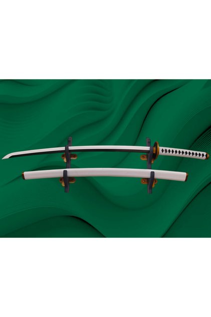 Zoro Wado Ichimonji Katana 115 cm | One Piece | Sabit Model | Kın Dahil | Stand Hediye