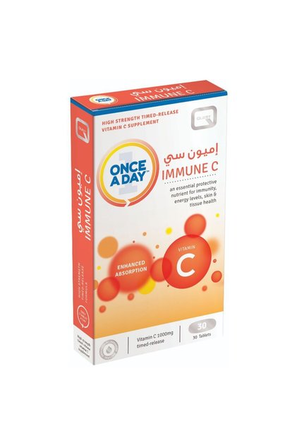 ONCE A DAY IMMUNE C TABLETS 30'S