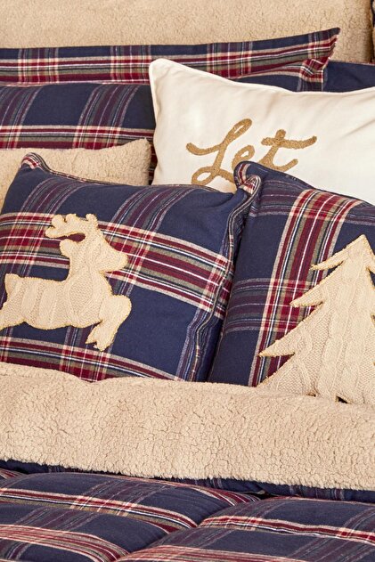 Karaca Home Woodland Lacivert %100 Pamuk Çift Kişilik Cozy Comfort