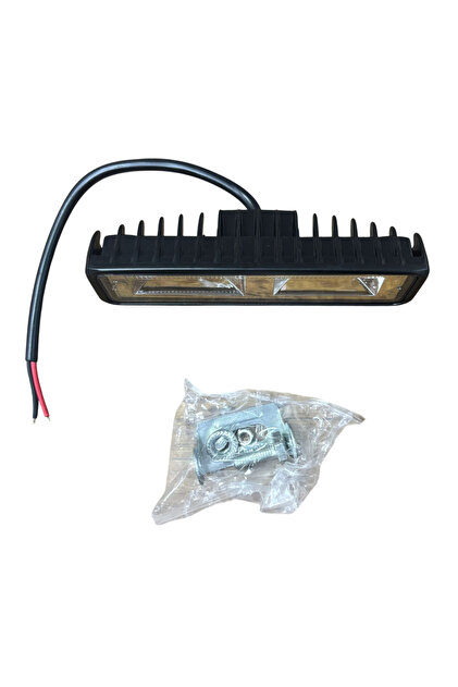 mefsa Off Road Lamba Çalışma Lambası Dikdörtgen 12-24v 24W Beyaz