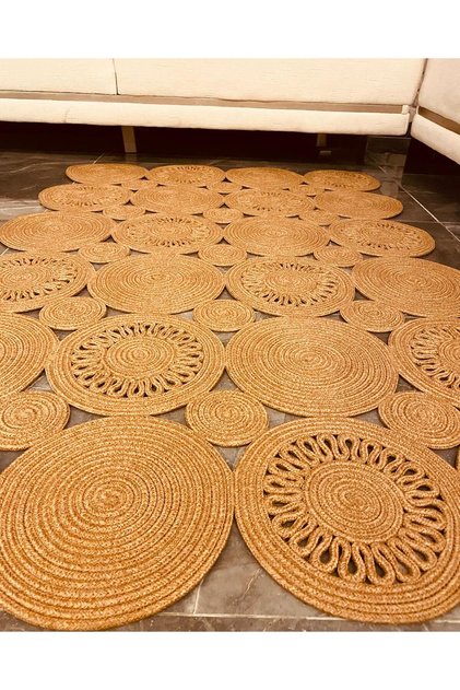 Jüt Kilim, Paspas, Mutfak Halısı, Banyo Paspası, Kilim, Halı, Oturma Odası Halısı, Balkon Paspası