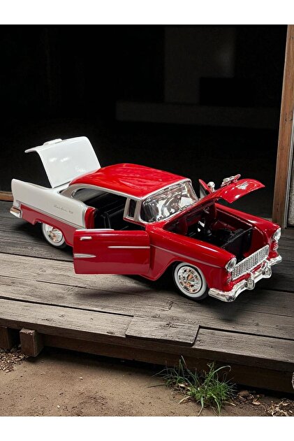 YILDIRIM OYUNCAK Diecast Metal 1955 Chevy Bel Air Model Araba