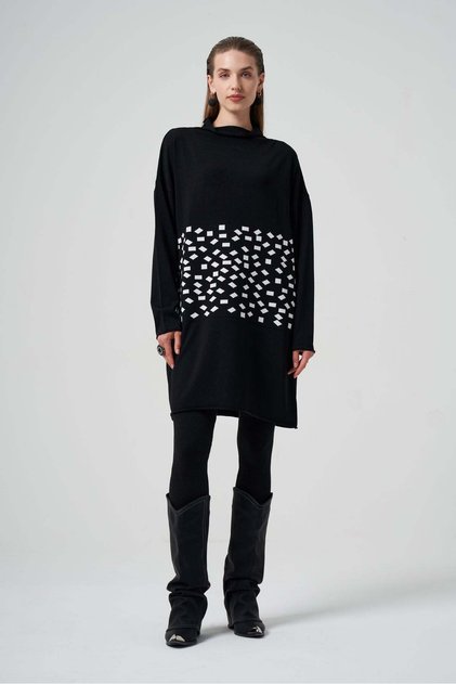 Desenli Triko Tunik
