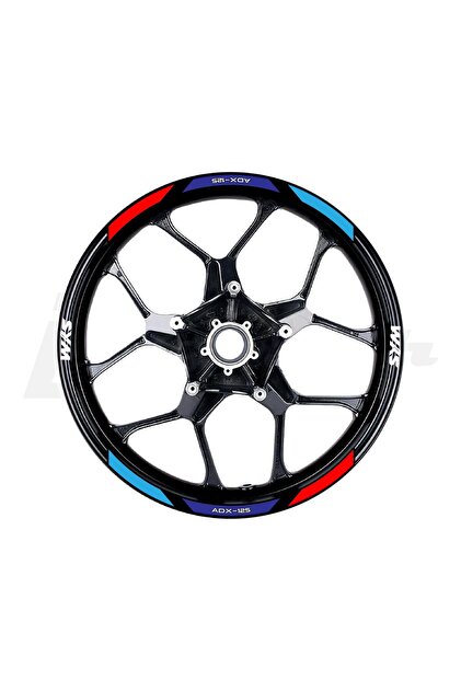 SYM ADX-125 Sticker Jant Renkli Etiket Modeli Sticker