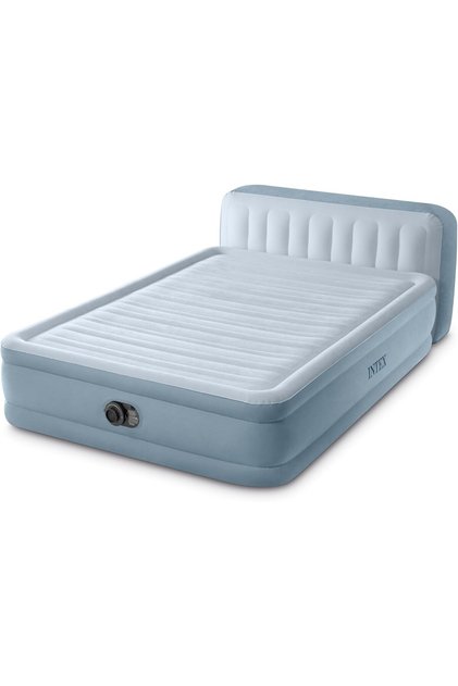 Queen Plush Headboard Airbed W/Fiber-Tech Rp
