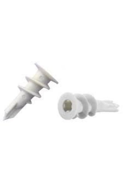 Diblu pentru gips carton, din polipropilena, tip melc, autoforant, 33 mm, set 200 bucati