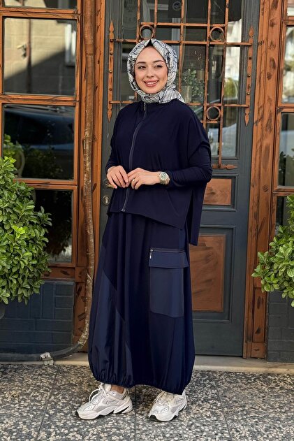 Nurcan Çetin Etekli Takım 25457 Lacivert - Fiyatı, Yorumları