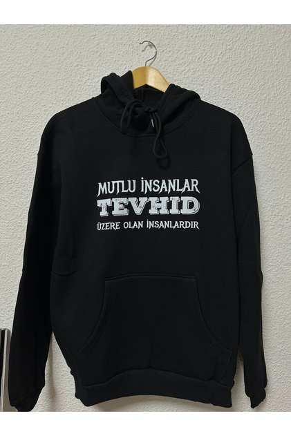 TEVHİD BASKILI KAPŞONLU SWEAT