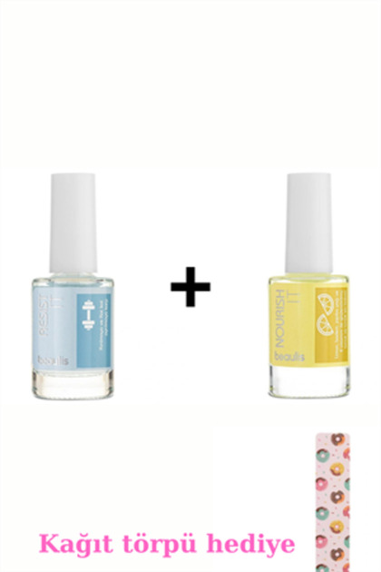 Nourish It Besleyici Tırnak Eti Bakım Yağı 10 ml Resist It Tırnak Güçlendirici Baz 1
