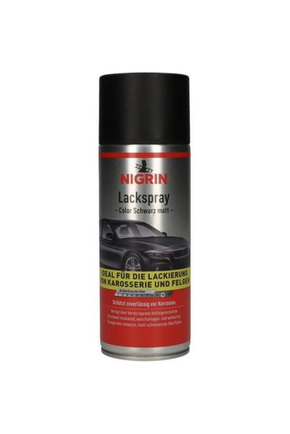 Spray vopsea, negru mat, Nigrin, 400 ml