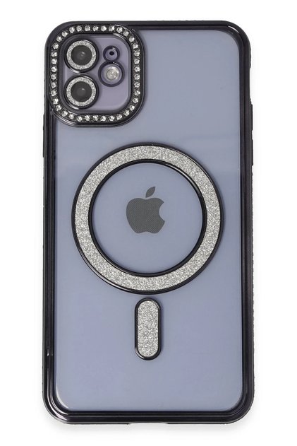 iPhone 11 Compatible Shiny Stone Shimmering Design Camera Protected Magsafe Case