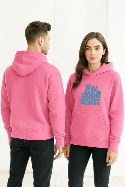 The Good Stuff Colorful Printed Hooded Sweatshirt