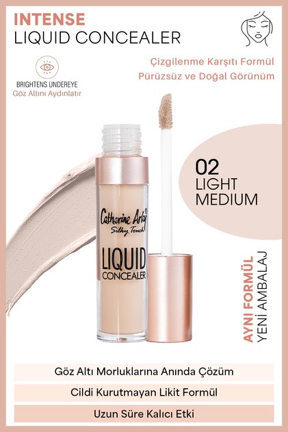 INTENSE LIQUID CONCEALER – INTENSE LİKİT KAPATICI - 02 LIGHT MEDIUM / 02 AÇIK ORTA – 5,5g New