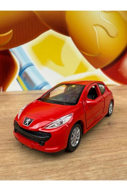 Peugeot 207 Diecast Model Car Peugeot 207 Metal Toy Car Pullback 12cm