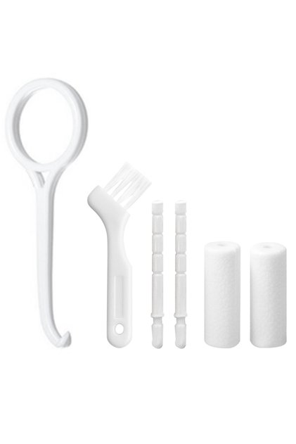 Aligner Removal Tool Set with 2 Chewies, 1 Removal Tool, and 1 Brush for Aligner Wearers (White)