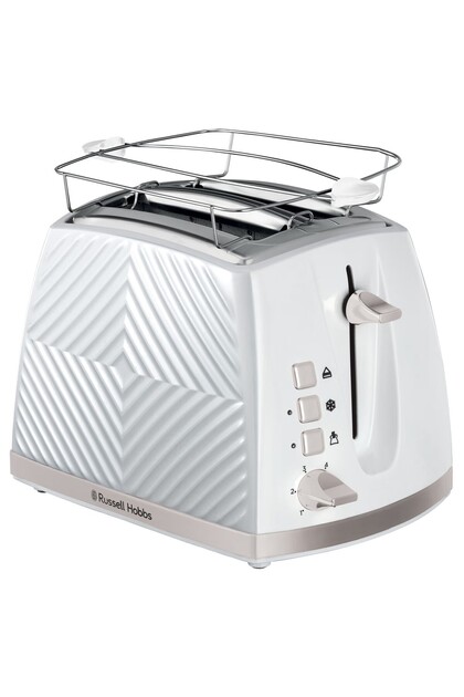 26391-56/Rh Groove 2 Slice Toaster - White