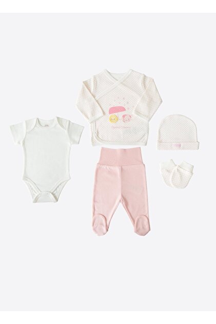 kitikate Organik New Dreams 5'li Zıbın Set Pembe - Fiyatı, Yorumları